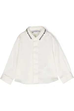Emporio Armani Camisa con logo bordado