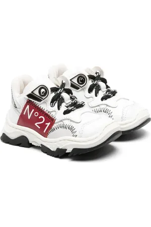 Nº21 Tenis con logo estampado y suela gruesa