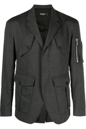 Dsquared2 Blazer con múltiples bolsillos y botones