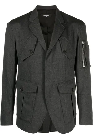 Dsquared2 Blazer con múltiples bolsillos y botones