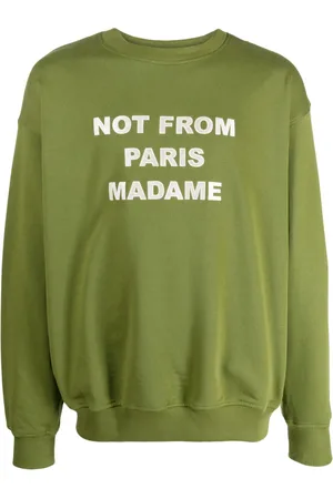 Drôle de Monsieur Sudadera con eslogan bordado
