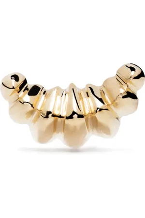 Lizzie Mandler Aretes Croissant en oro amarillo de 18kt