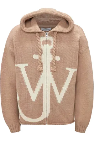J.W.Anderson Hoodie con cierre y estampado