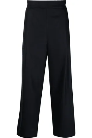 LANEUS Pantalones rectos con tiro alto