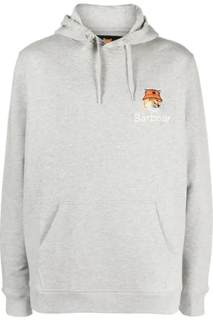Barbour Hoodie con logo bordado