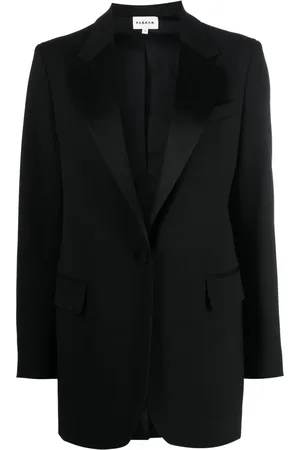 P.A.R.O.S.H. Blazer con ribete de satén