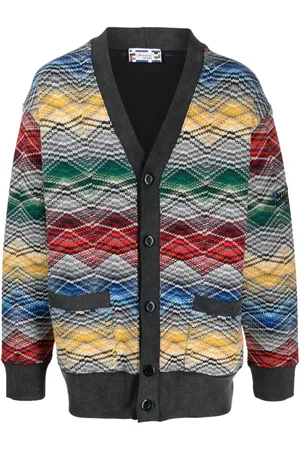 Missoni Cárdigan con motivo en zigzag y cuello en V