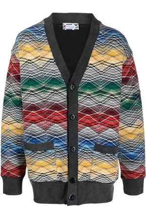Missoni Cárdigan con motivo en zigzag y cuello en V