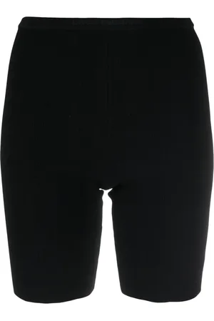 Paco rabanne Shorts con logo en la pretina