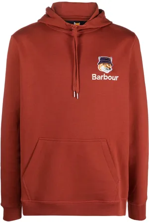 Barbour Hoodie con logo bordado