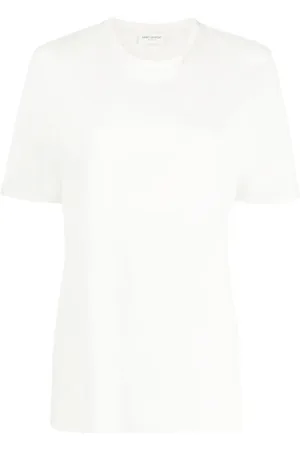 Saint Laurent Playera con logo bordado
