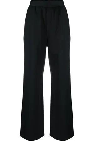 BARENA Pantalones rectos con pretina elástica