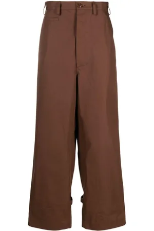 Kenzo Pantalones rectos con tres bolsillos