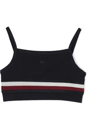 Tommy Hilfiger Top corto sin mangas con motivo de rayas