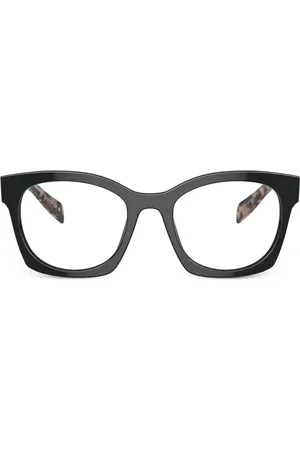 Prada Lentes de sol con armazón en D y letras del logo