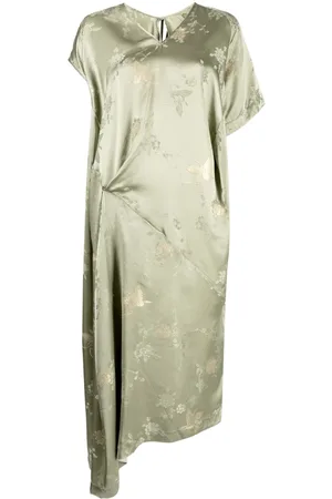 UMA WANG Vestido asimétrico en jacquard de x onefifteen