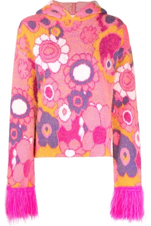 ERL Hoodie con motivo en intarsia