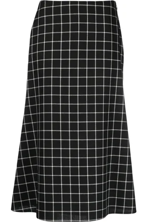 Marni Falda midi con motivo de cuadros finos