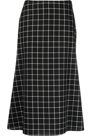 Marni Falda midi con motivo de cuadros finos
