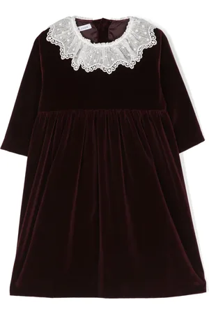 JESURUM BABY Vestido con cuello de encaje