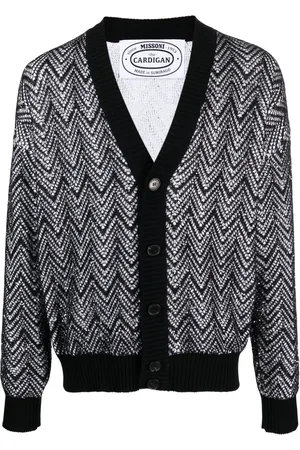 Missoni Cárdigan con lentejuelas y motivo en zigzag