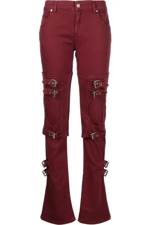 BLUMARINE Jeans con detalles de hebilla