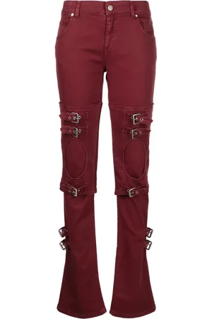 BLUMARINE Jeans con detalles de hebilla