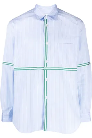 Comme des Garçons Camisa con ribete de rayas