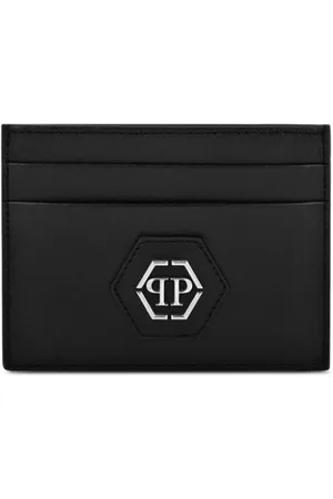 Philipp Plein Tarjetero con placa del logo