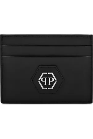 Philipp Plein Tarjetero con placa del logo