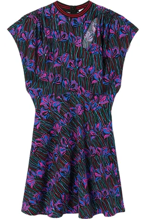 Puccini Vestido corto con estampado Fiori Di Loto
