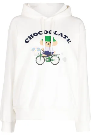 Chocoolate Hoodie con estampado gráfico y cordones