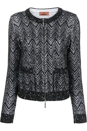 Missoni Chamarra bordada con lentejuelas
