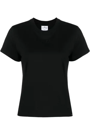 Courrèges Playera con logo bordado
