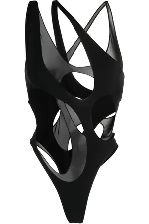 MUGLER Traje de baño con aberturas