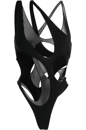 MUGLER Traje de baño con aberturas