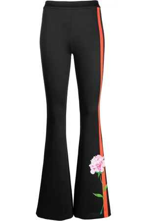 Cynthia Rowley Pantalones acampanados con estampado floral