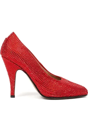 Maison Margiela Zapatillas Tabi con detalles de strass