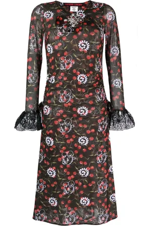 Chopova Lowena Vestido midi Windsucker