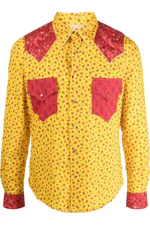ERL Camisa con frutas estampadas