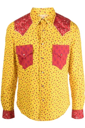 ERL Camisa con frutas estampadas