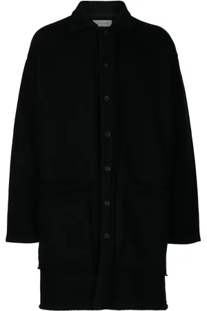 YOHJI YAMAMOTO Cárdigan tejido con bordes sin rematar