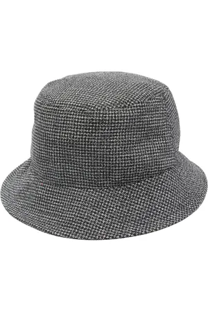 LARDINI Gorro de pescador con motivo de cuadros