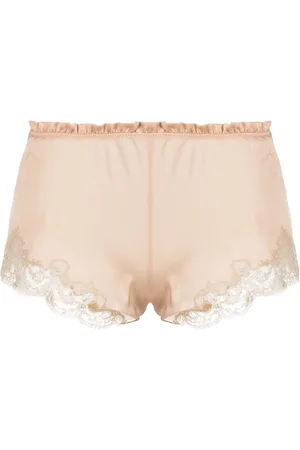 CARINE GILSON Shorts de seda Calais Caudry