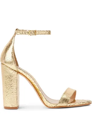 Schutz Sandalias con acabado metalizado y tacón de 110mm