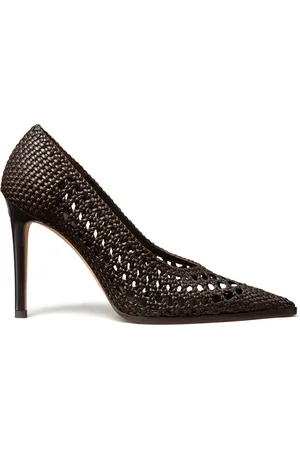 Tory Burch Zapatillas entretejidas con tacón de 100mm