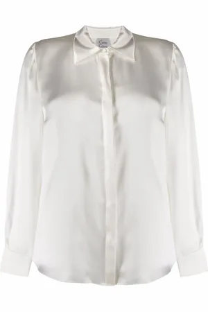 CARINE GILSON Camisa de satén manga larga