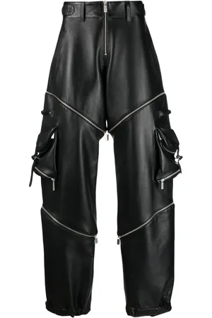 OFF-WHITE Pantalones cargo con diseño ajustable