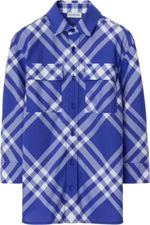 Burberry Camisa con cuadros estampados