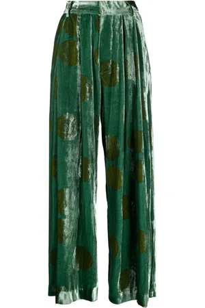 UMA WANG Pantalones anchos con detalle de pinzas